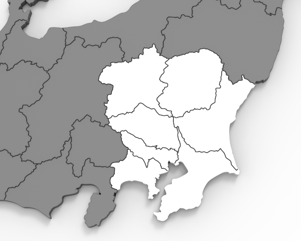 関東一円の地図